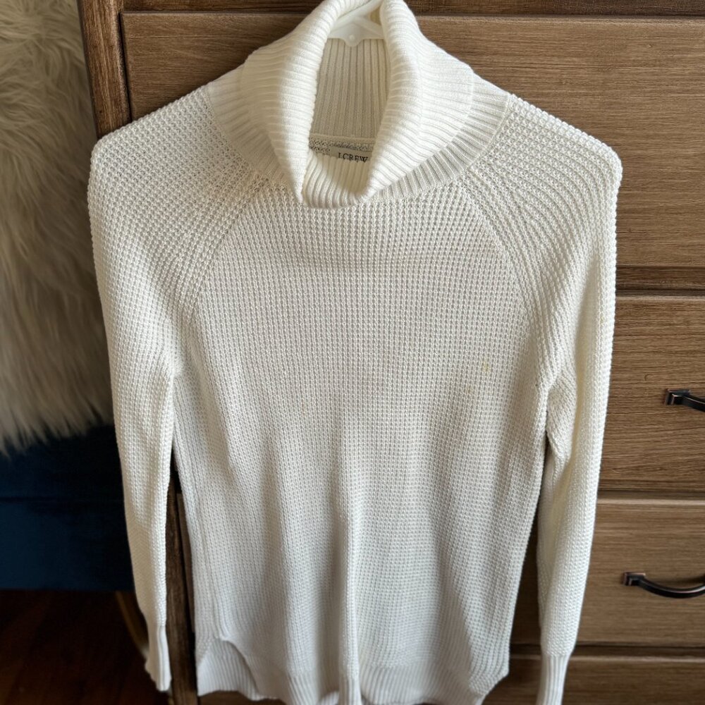 J.Crew waffle turtleneck sweater XXSmall